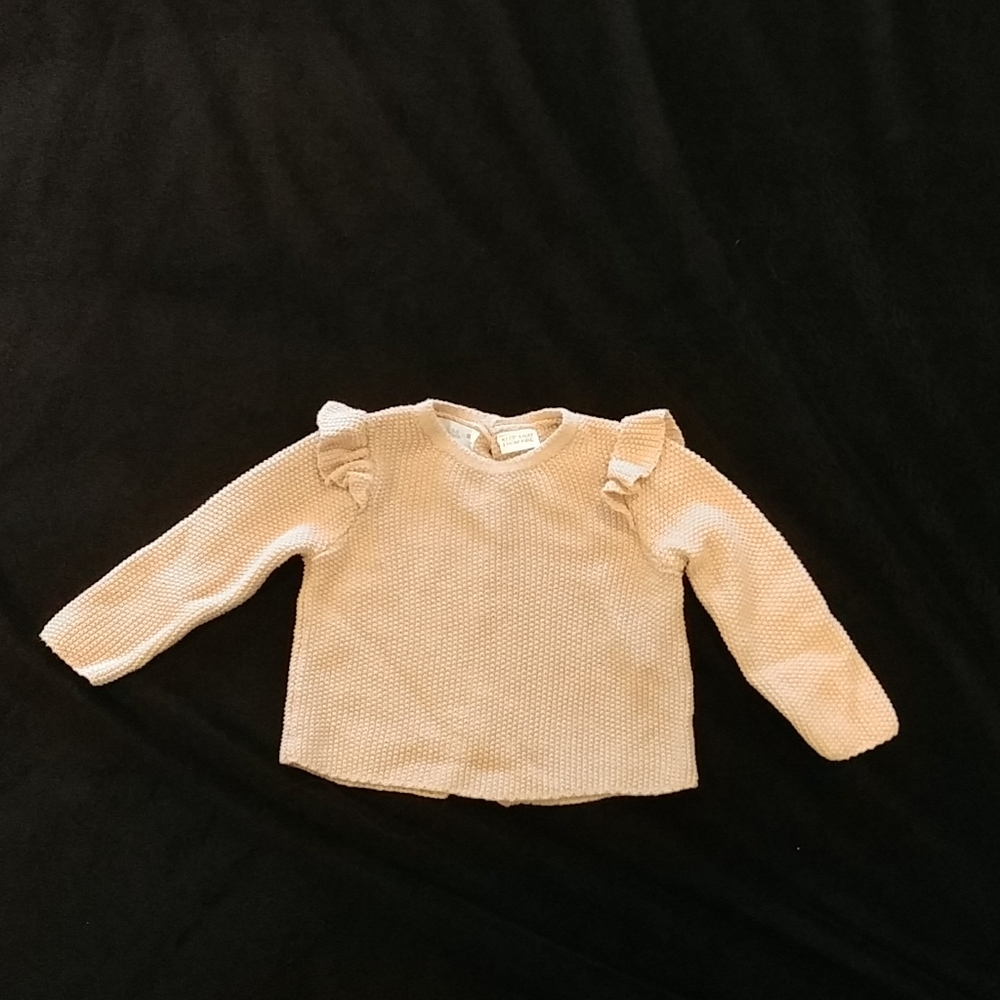 Zara Baby Girl Pink Knit Top